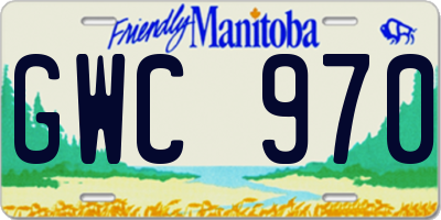 MB license plate GWC970
