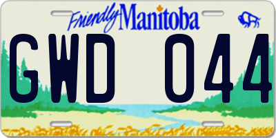 MB license plate GWD044
