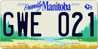 MB license plate GWE021