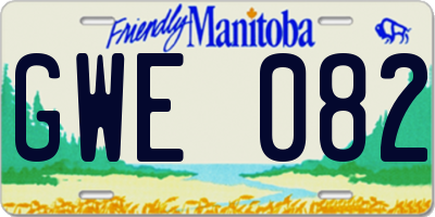 MB license plate GWE082