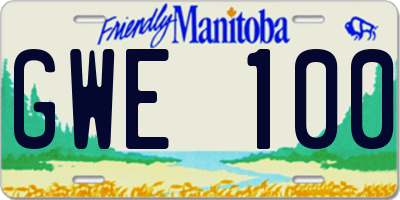 MB license plate GWE100