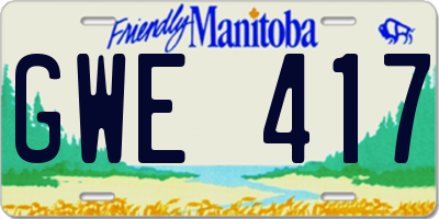 MB license plate GWE417