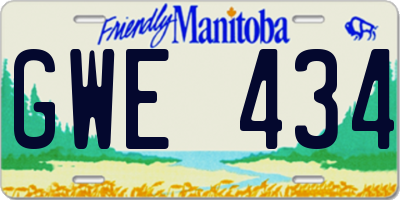MB license plate GWE434
