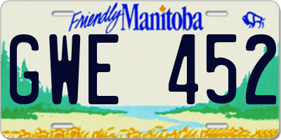 MB license plate GWE452