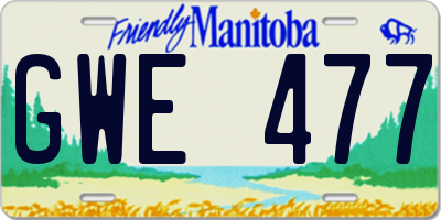 MB license plate GWE477