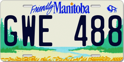 MB license plate GWE488
