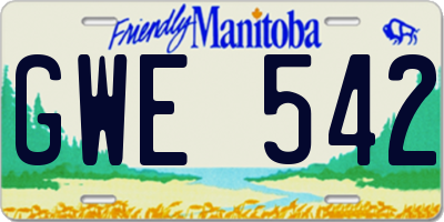 MB license plate GWE542