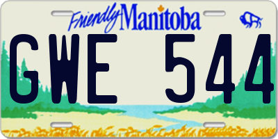 MB license plate GWE544