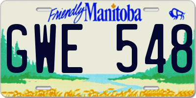 MB license plate GWE548