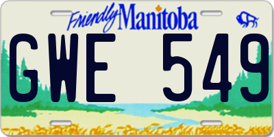 MB license plate GWE549