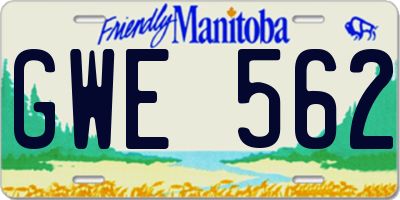 MB license plate GWE562