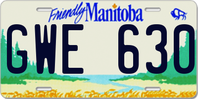 MB license plate GWE630