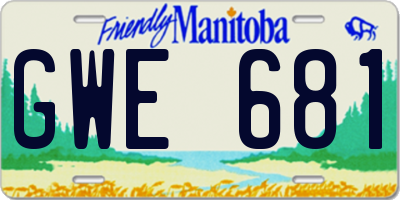 MB license plate GWE681