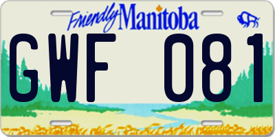 MB license plate GWF081
