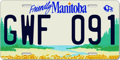 MB license plate GWF091