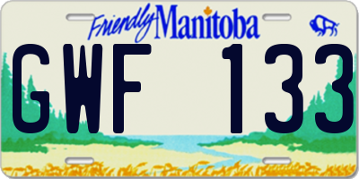 MB license plate GWF133