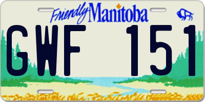 MB license plate GWF151