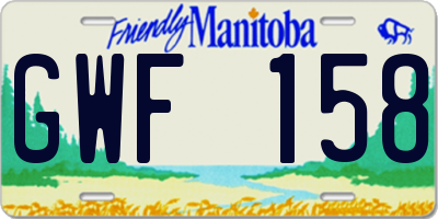 MB license plate GWF158