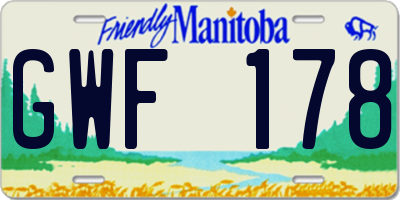 MB license plate GWF178