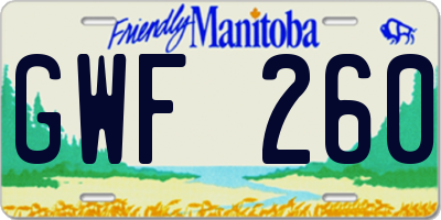 MB license plate GWF260