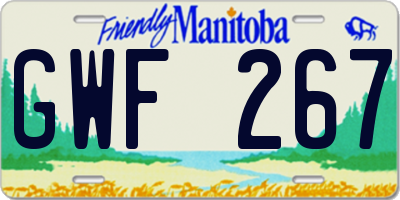 MB license plate GWF267