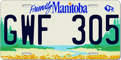 MB license plate GWF305