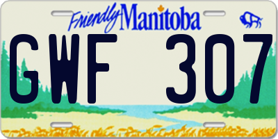 MB license plate GWF307