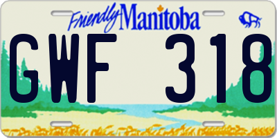 MB license plate GWF318