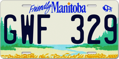 MB license plate GWF329