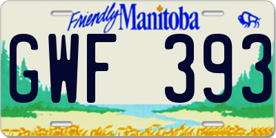 MB license plate GWF393