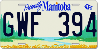 MB license plate GWF394