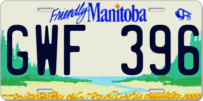 MB license plate GWF396