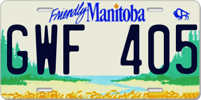 MB license plate GWF405