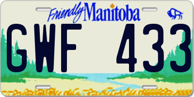 MB license plate GWF433