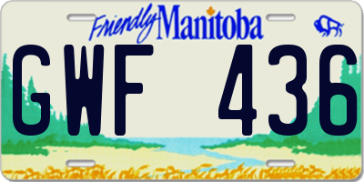 MB license plate GWF436