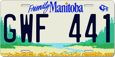 MB license plate GWF441