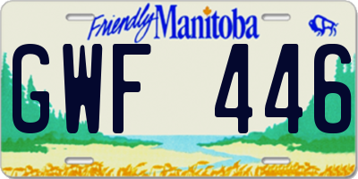 MB license plate GWF446