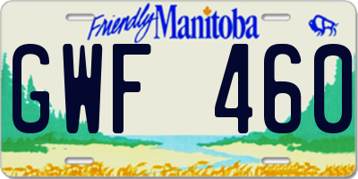 MB license plate GWF460