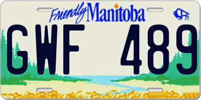 MB license plate GWF489