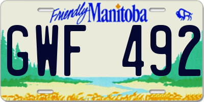 MB license plate GWF492