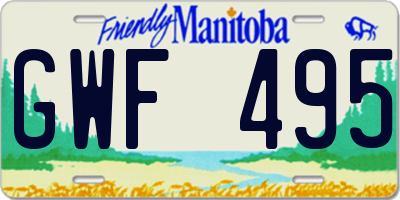 MB license plate GWF495