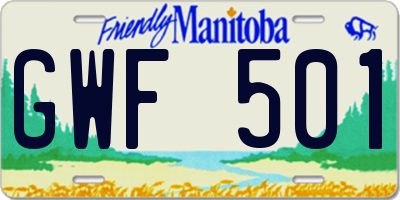MB license plate GWF501