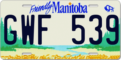 MB license plate GWF539