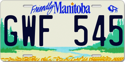 MB license plate GWF545