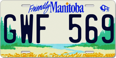 MB license plate GWF569