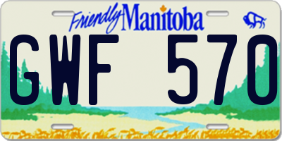 MB license plate GWF570