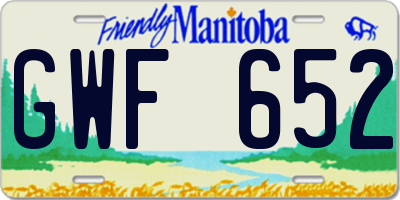 MB license plate GWF652