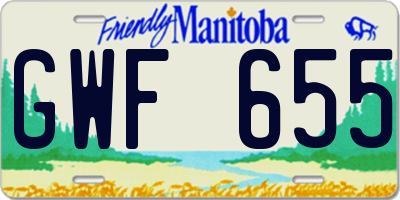 MB license plate GWF655