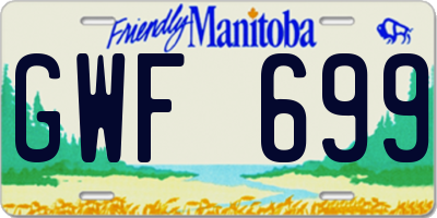 MB license plate GWF699