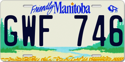 MB license plate GWF746
